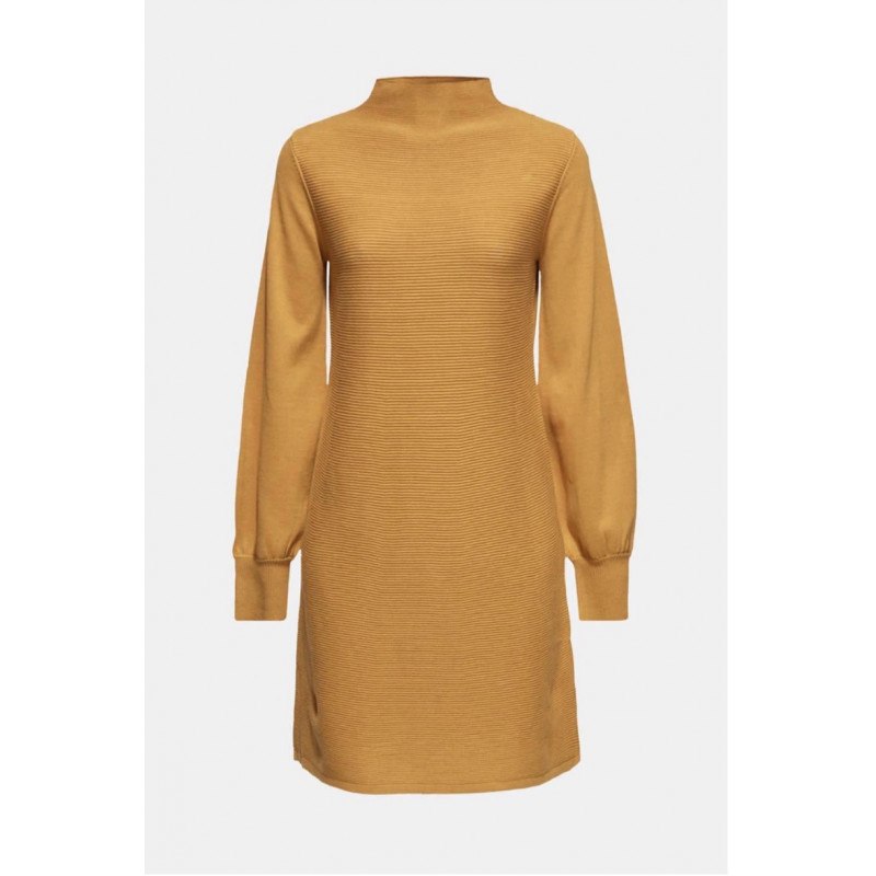 Robe pull manches ballon 100% coton – Confort & style femme