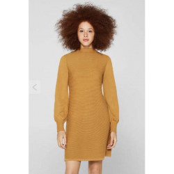 Robe pull manches ballon 100% coton – Confort & style femme