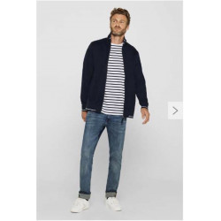 Cardigan molletonné en 100% Coton