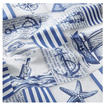 Tissu coton enduit maritime – Imperméable et résistant usage professionnel